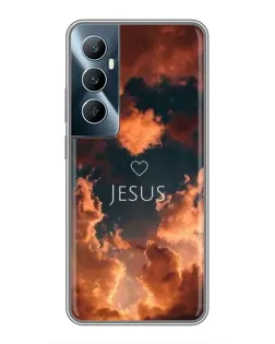 Чохол для Realme C65 з картинкою «Сяйво Імені Jesus»