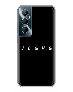 Чохол для Realme C65 з картинкою «Крапки віри J.E.S.U.S.»