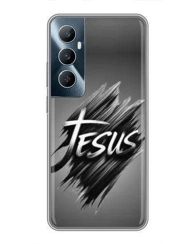 Чохол для Realme C65 з картинкою «Напис Jesus Graffiti» Чохол для Realme C65 з картинкою «Напис Jesus Graffiti»