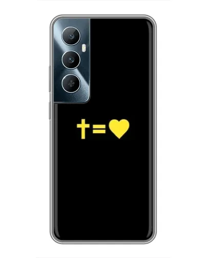 Чохол для Realme C65 з картинкою «Серце та Хрест» Чохол для Realme C65 з картинкою «Серце та Хрест»