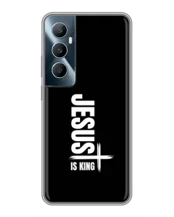 Чохол для Realme C65 з картинкою «Вертикаль віри Jesus»