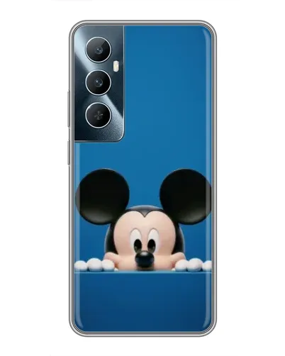 Чехол для Realme C65 с картинкой «Микки выглядывает»