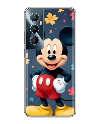 Чехол для Realme C65 с картинкой «Осенний Mickey Mouse»