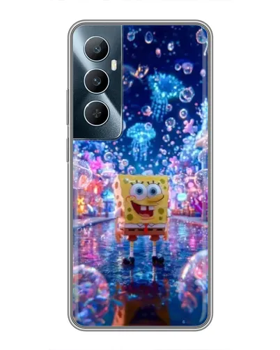 Чехол для Realme C65 с картинкой «Неоновый океан»
