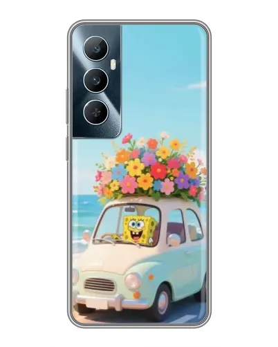 Чехол для Realme C65 с картинкой «Автомобильное путешествие»