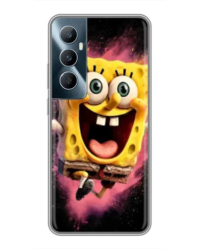 Чехол для Realme C65 с картинкой «Взрывной Спанч Боб»