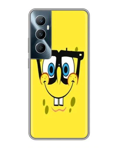 Чехол для Realme C65 с картинкой «Минималистичный Спанч Боб» Чехол для Realme C65 с картинкой «Минималистичный Спанч Боб»