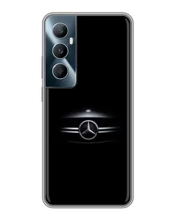 Чохол для Realme C65 з картинкою «Mercedes — абстрактні лінії»