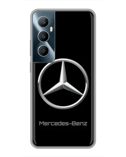 Чехол для Realme C65 с картинкой «Mercedes Silver Logo»