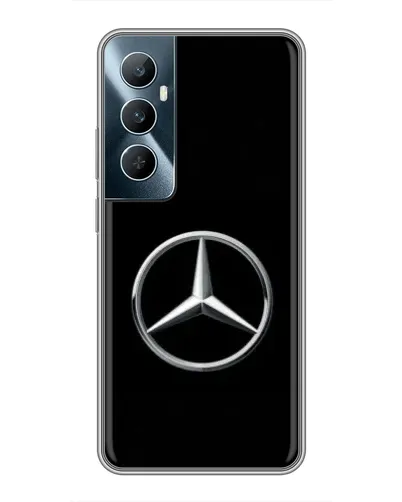 Чехол для Realme C65 с картинкой «Mercedes классический лого»