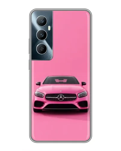Чехол для Realme C65 с картинкой «Розовый Mercedes AMG» Чехол для Realme C65 с картинкой «Розовый Mercedes AMG»