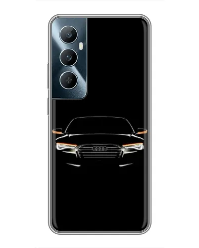 Чехол для Realme C65 с картинкой «Audi — ночной контур» Чехол для Realme C65 с картинкой «Audi — ночной контур»