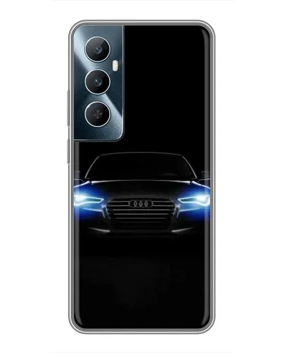 Чехол для Realme C65 с картинкой «Audi в неоне» Чехол для Realme C65 с картинкой «Audi в неоне»