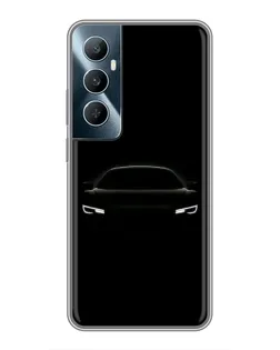 Чохол для Realme C65 з картинкою «Погляд Audi у темряві»