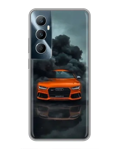 Чехол для Realme C65 с картинкой «Audi в облаках дыма» Чехол для Realme C65 с картинкой «Audi в облаках дыма»