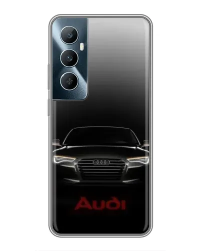 Чехол для Realme C65 с картинкой «Audi — градиентный контур» Чехол для Realme C65 с картинкой «Audi — градиентный контур»