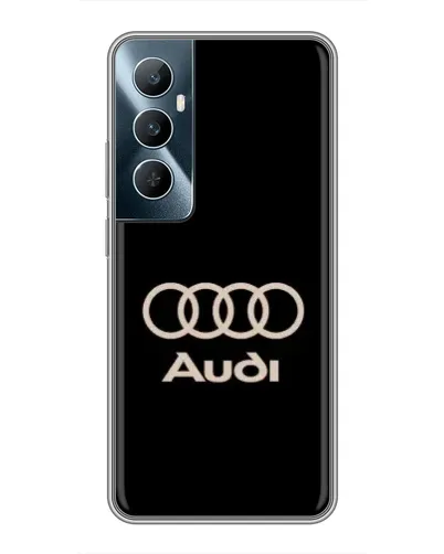 Чехол для Realme C65 с картинкой «Audi — золотой логотип» Чехол для Realme C65 с картинкой «Audi — золотой логотип»