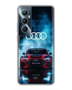 Чохол для Realme C65 з картинкою «Audi Sport — неон»