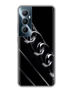 Чохол для Realme C65 з картинкою «Audi — абстрактні кільця»