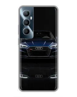 Чохол для Realme C65 з картинкою «Audi — нічне відображення»
