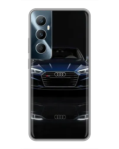 Чехол для Realme C65 с картинкой «Audi — ночное отражение» Чехол для Realme C65 с картинкой «Audi — ночное отражение»