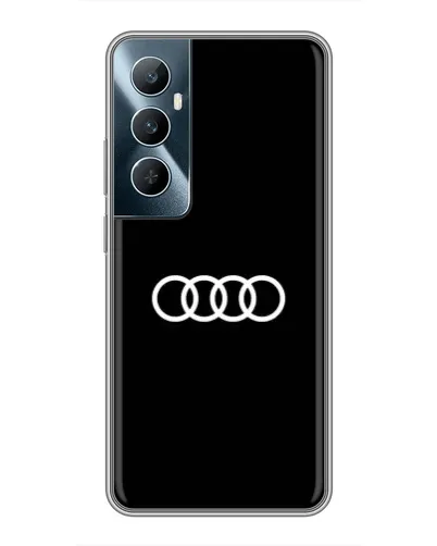 Чехол для Realme C65 с картинкой «Audi White Logo» Чехол для Realme C65 с картинкой «Audi White Logo»