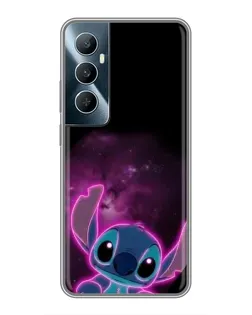 Чохол для Realme C65 з картинкою «Неоновий Stitch»
