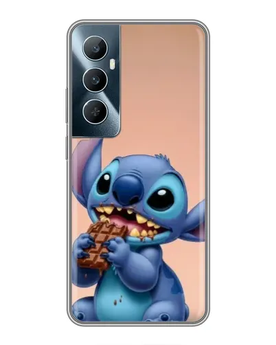 Чохол для Realme C65 з картинкою «Стіч їсть шоколад» Чохол для Realme C65 з картинкою «Стіч їсть шоколад»