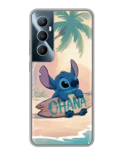 Чохол для Realme C65 з картинкою «Стіч на серфі»