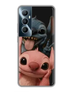 Чохол для Realme C65 з картинкою «Стіч та Ангел»