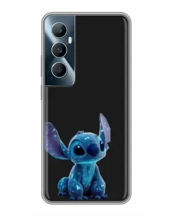 Чохол для Realme C65 з картинкою «Стіч на чорному»
