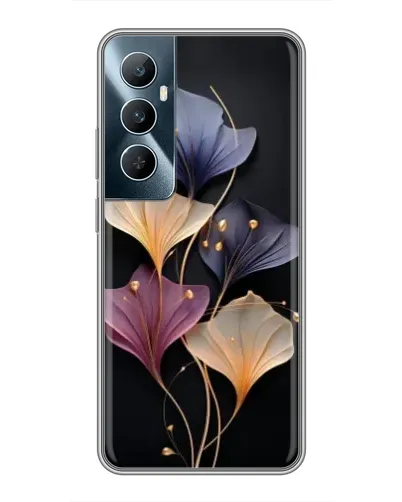 Чехол для Realme C65 с картинкой «Лиловые цветы грации»