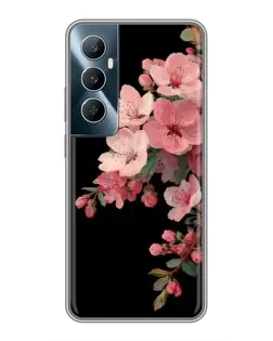 Чехол для Realme C65 с картинкой «Розовая ветка сакуры»