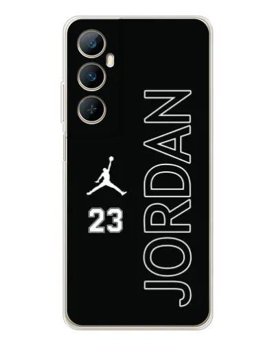 Чехол для Realme C66 с картинкой «Jordan Vertical»