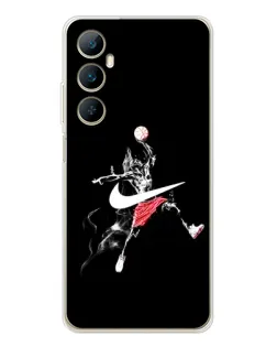 Чехол для Realme C66 с картинкой «Jordan Jumpman»