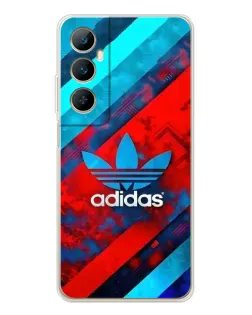 Чехол для Realme C66 с картинкой «Абстракция Adidas»