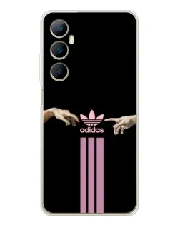Чехол для Realme C66 с картинкой «Adidas Hands» Чехол для Realme C66 с картинкой «Adidas Hands»