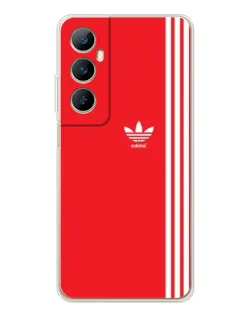 Чехол для Realme C66 с картинкой «Красный минимализм Adidas» Чехол для Realme C66 с картинкой «Красный минимализм Adidas»