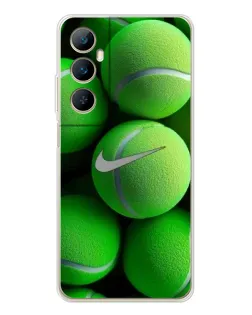 Чехол для Realme C66 с картинкой «Теннисные мячи Найк» Чехол для Realme C66 с картинкой «Теннисные мячи Найк»