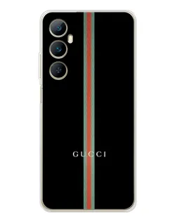 Чехол для Realme C66 с картинкой «Gucci — строгая линия» Чехол для Realme C66 с картинкой «Gucci — строгая линия»