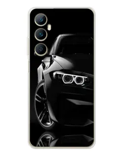 Чохол для Realme C66 з картинкою «Чорна BMW — профіль» Чохол для Realme C66 з картинкою «Чорна BMW — профіль»
