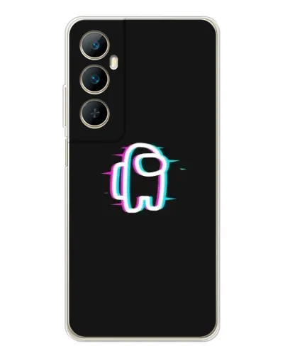 Чехол для Realme C66 с картинкой «Among Us неон» Чехол для Realme C66 с картинкой «Among Us неон»