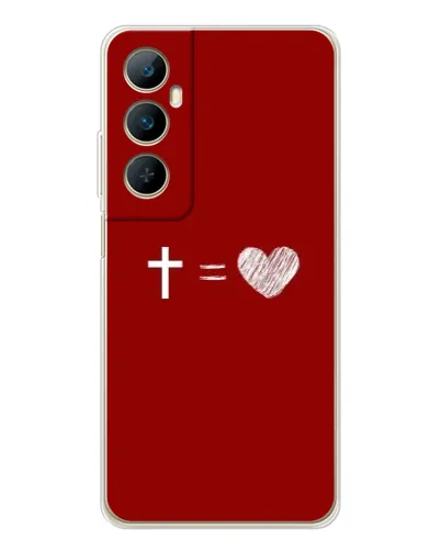 Чехол для Realme C66 с картинкой «Уравнение любви» Чехол для Realme C66 с картинкой «Уравнение любви»