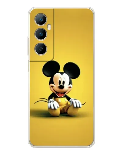 Чехол для Realme C66 с картинкой «Микки на желтом» Чехол для Realme C66 с картинкой «Микки на желтом»
