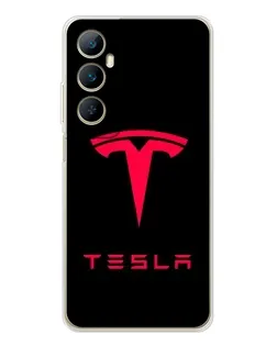 Чохол для Realme C66 з картинкою «Tesla Red Logo» Чохол для Realme C66 з картинкою «Tesla Red Logo»