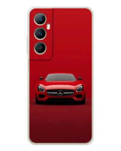 Чехол для Realme C66 с картинкой «Красный Mercedes AMG» Чехол для Realme C66 с картинкой «Красный Mercedes AMG»