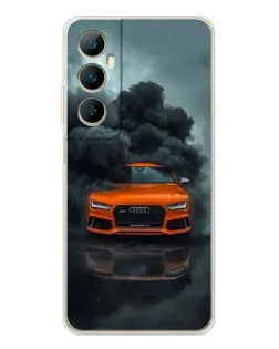 Чохол для Realme C66 з картинкою «Audi у хмарах диму» Чохол для Realme C66 з картинкою «Audi у хмарах диму»
