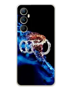 Чохол для Realme C66 з картинкою «Енергія лого Audi» Чохол для Realme C66 з картинкою «Енергія лого Audi»