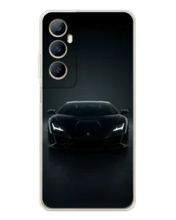 Чохол для Realme C66 з картинкою «Чорний Lamborghini Aventador» Чохол для Realme C66 з картинкою «Чорний Lamborghini Aventador»