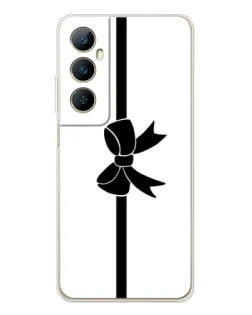 Чехол для Realme C66 с картинкой «Вертикальный бант»